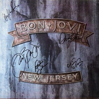 Bon Jovi signed New Jersey album