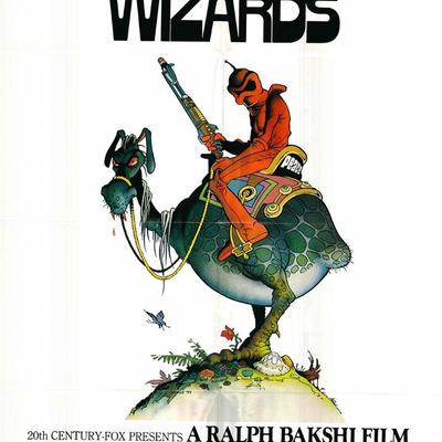 Wizards original 1976 vintage movie poster