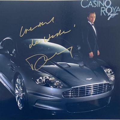 James Bond Casino Royale Daniel Craig signed movie photo