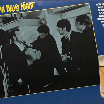 A Hard Day's Night original 1982R vintage lobby card