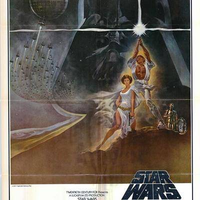 Star Wars original 1977 vintage one sheet poster
