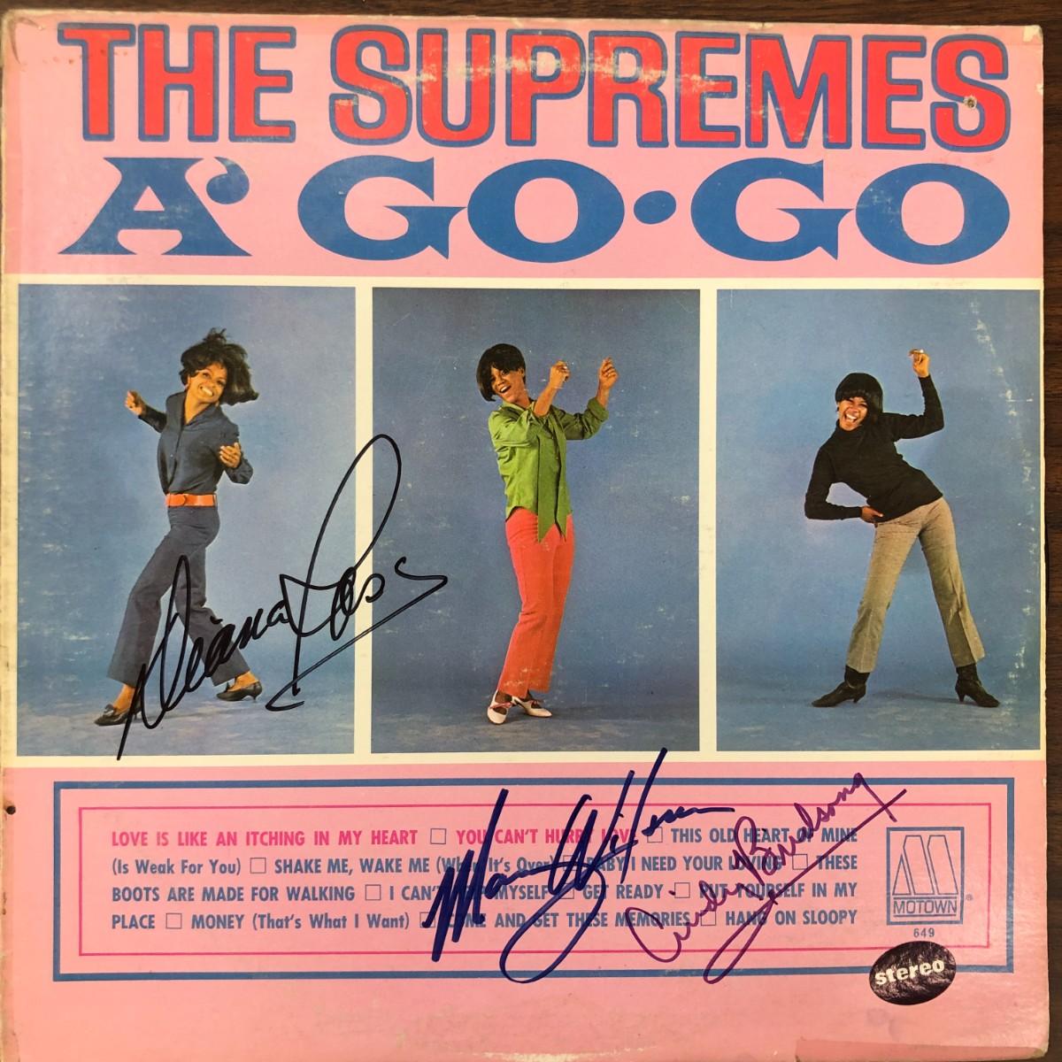 The Supremes signed album