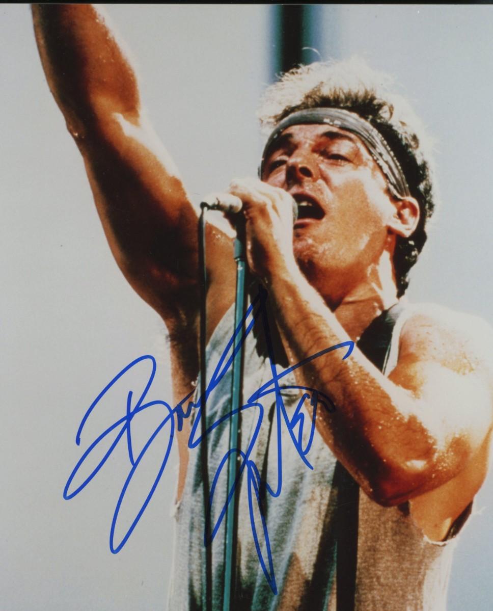 Bruce Springsteen Signed Autographed Baseball COA Hologram