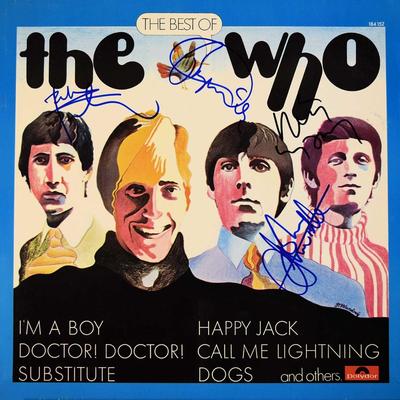 The Who signed The Best Of album