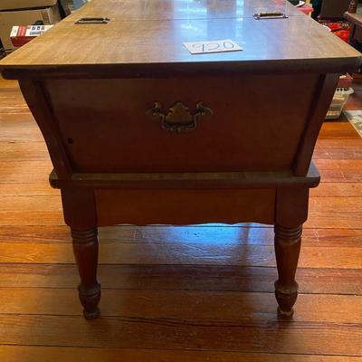 Vintage Donut Box End Table