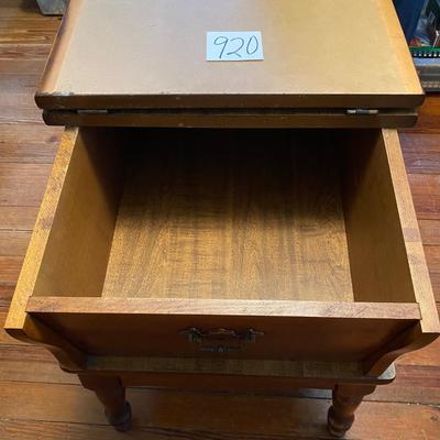 Vintage Donut Box End Table