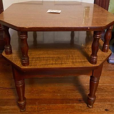 Vintage Heavy End Table