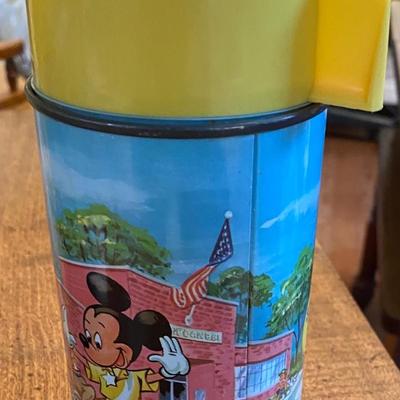 Vintage 1960 Walt Disney School Bus Lunch Box