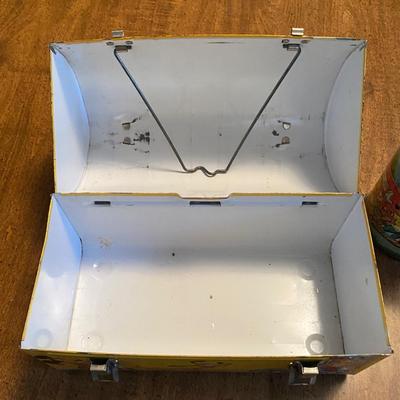 Vintage 1960 Walt Disney School Bus Lunch Box