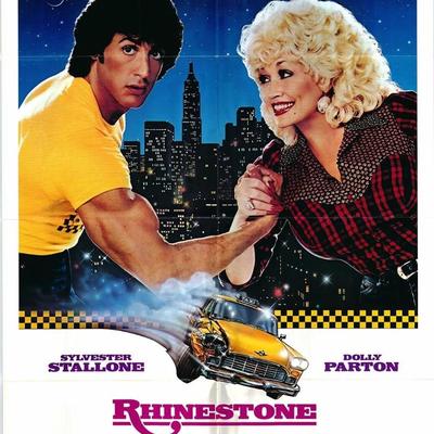 Rhinestone original 1984 vintage one sheet movie poster