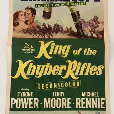 King of the Khyber Rifles vintage movie poster