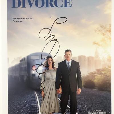 Divorce Sarah Jessica Parker signed photo