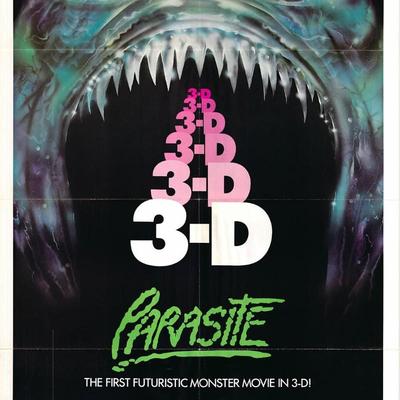 Parasite original 1982 vintage one sheet movie poster