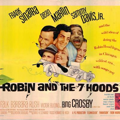 Robin and the 7 Hoods original 1964 vintage display sheet