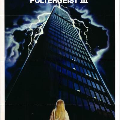 Poltergeist III original 1988 vintage one sheet movie poster