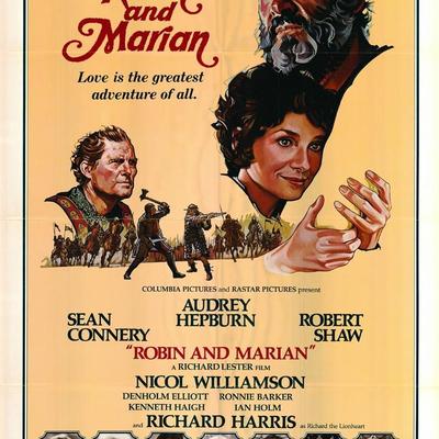 Robin and Marian original 1975 vintage one sheet movie poster