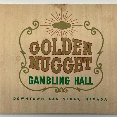Golden Nugget note card