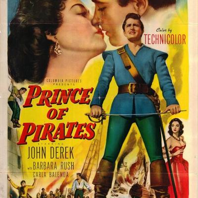 Prince of Pirates original 1953 vintage one sheet movie poster