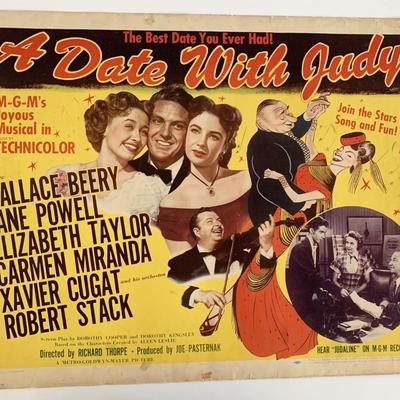A Date with Judy vintage movie poster