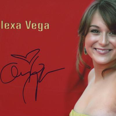 Alexa Vega signed photo