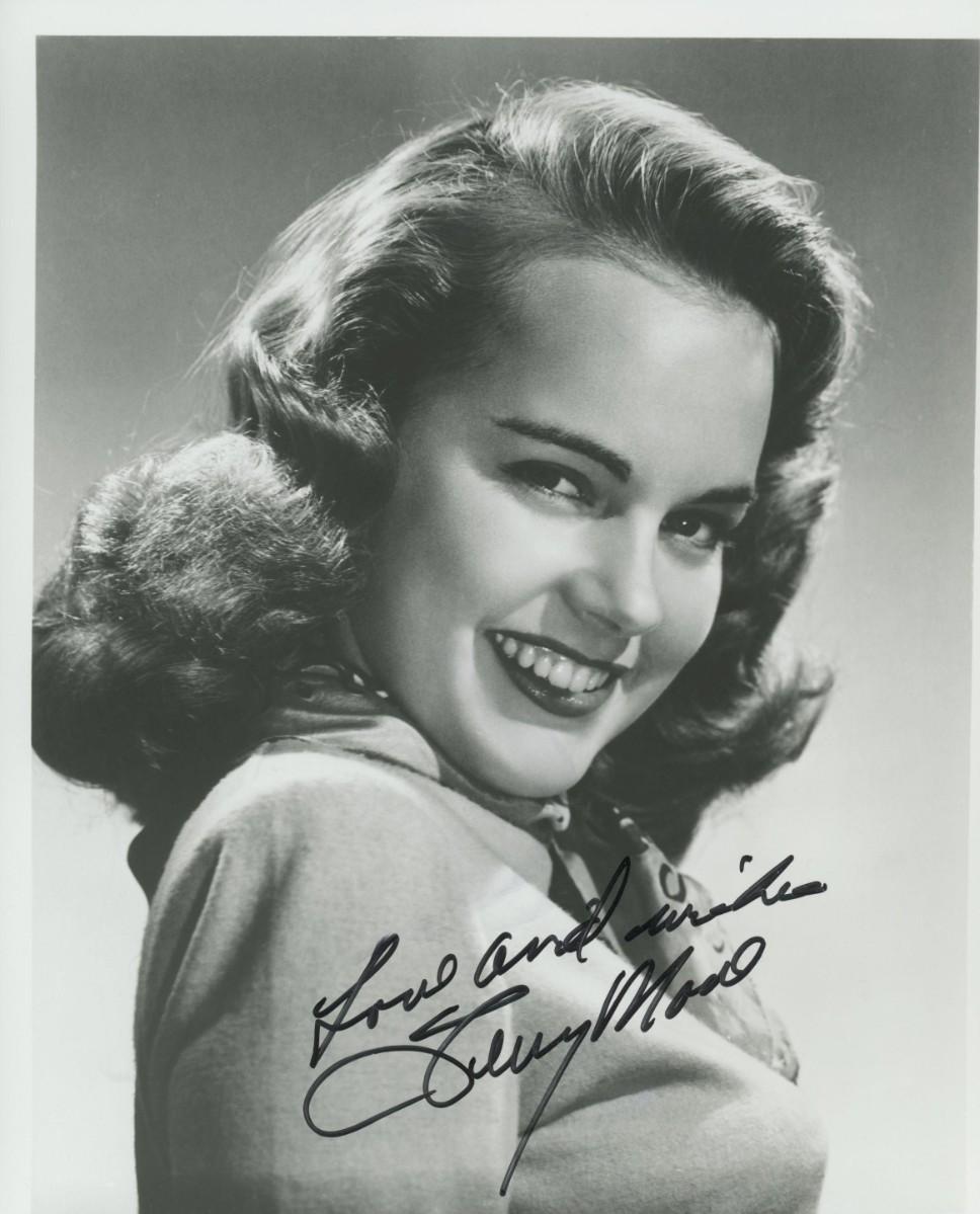 Terry Moore signed photo