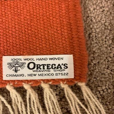 Hand woven Ortega weaving