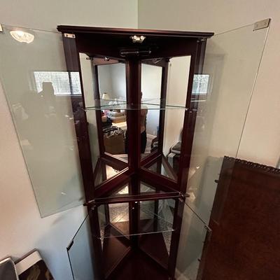 Mirrored Corner Curio
