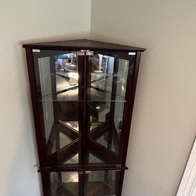 Mirrored Corner Curio