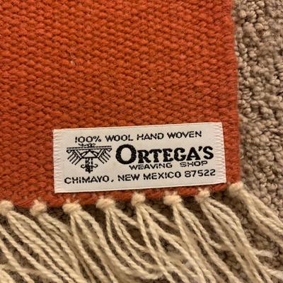 Ortegaâ€™s hand woven blanket
