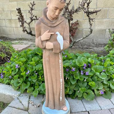 Saint Frances Outdoor Cement Statue 27â€