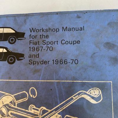 Pair of Vintage Automotive Repair Manual Guides Chevrolet Fiat