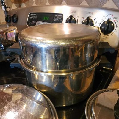 14 Pieces Vintage Saladmaster T304s Cookware