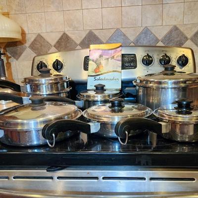 14 Pieces Vintage Saladmaster T304s Cookware