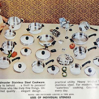 14 Pieces Vintage Saladmaster T304s Cookware