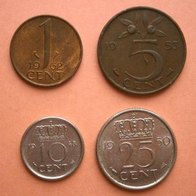 NETHERLANDS - 4 Old Coins