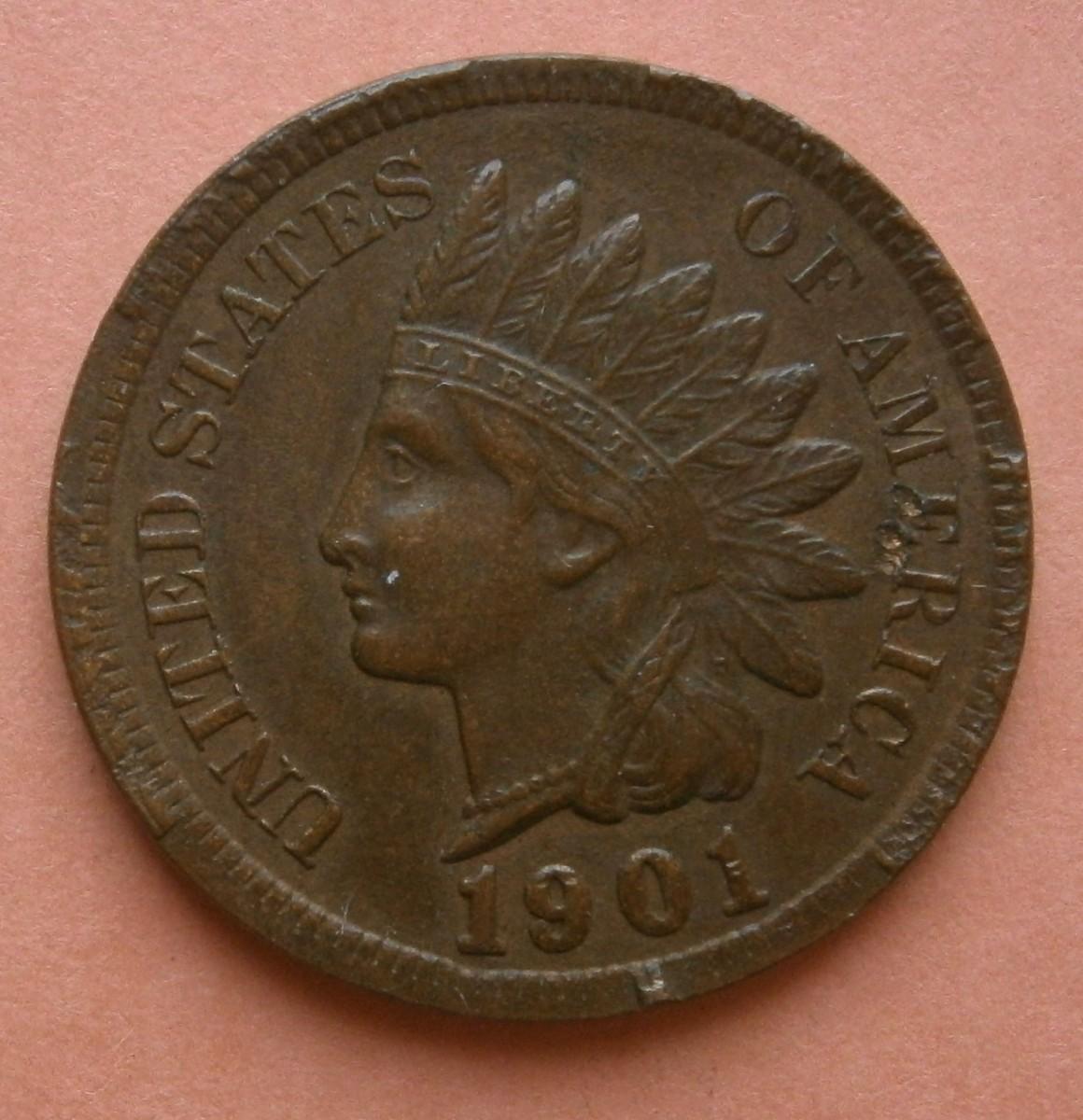 UNITED STATES 1901 Indian Head Penny EstateSales united-states-1901-indian-head-penny-estatesales