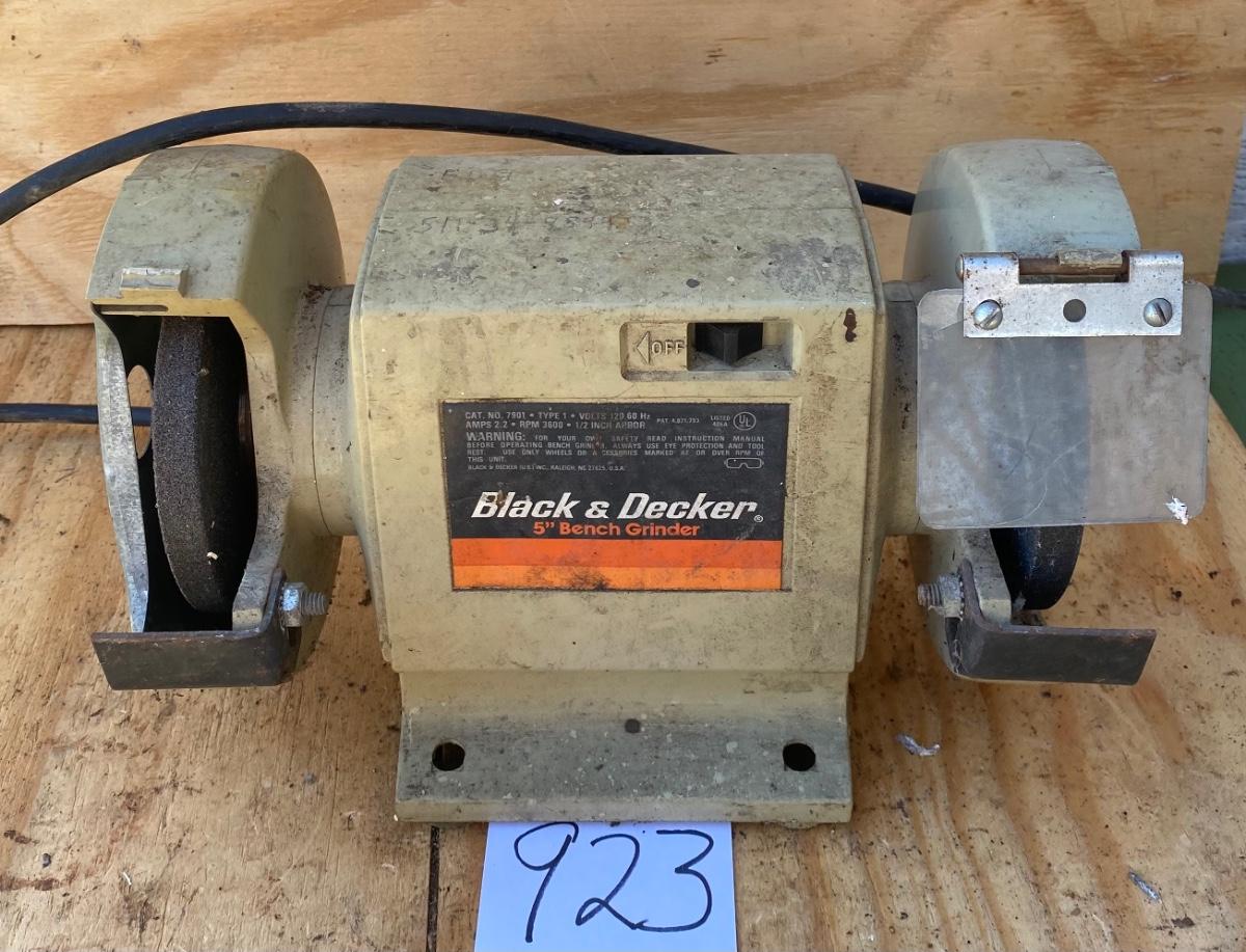 5” Black & Decker Bench Grinder