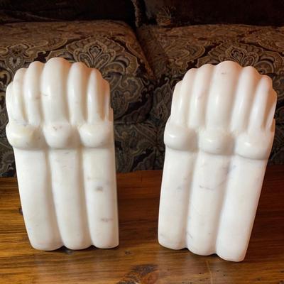 Stone bookends