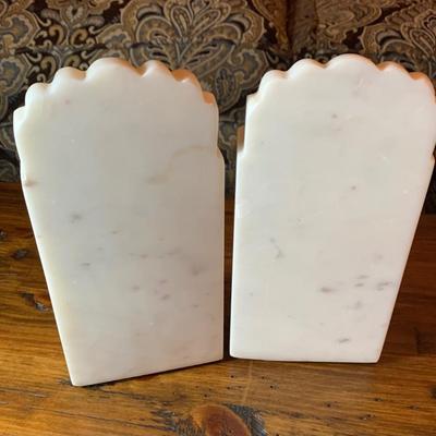 Stone bookends