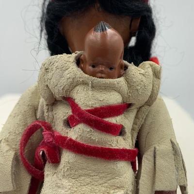 Plastic Indian doll