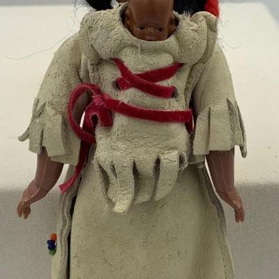 Plastic Indian doll