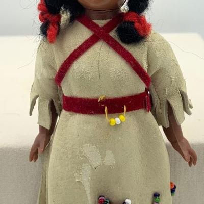 Plastic Indian doll