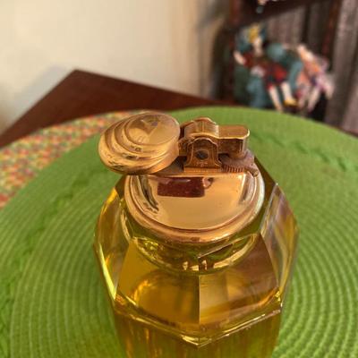 Vintage Midcentury Murano Glass Table Lighter and Cigarette Holder