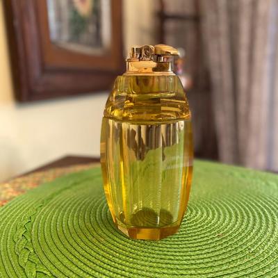 Vintage Midcentury Murano Glass Table Lighter and Cigarette Holder