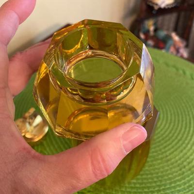 Vintage Midcentury Murano Glass Table Lighter and Cigarette Holder