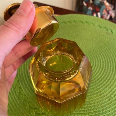 Vintage Midcentury Murano Glass Table Lighter and Cigarette Holder