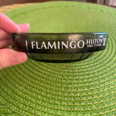 Vintage Flamingo Hilton and Towers Ashtray