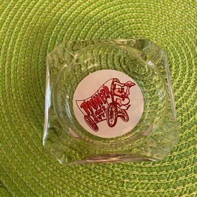 Vintage Pioneer Chicken Ashtray