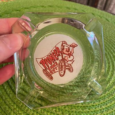 Vintage Pioneer Chicken Ashtray