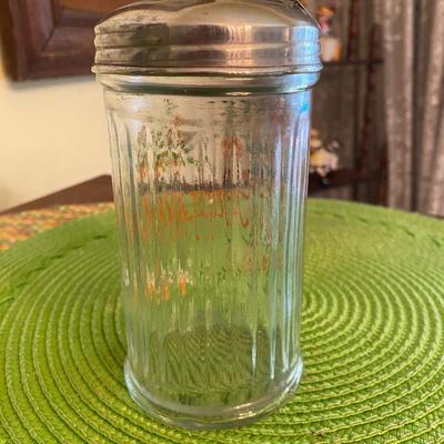 Vintage Hand Painted Glass Sugar Pourer